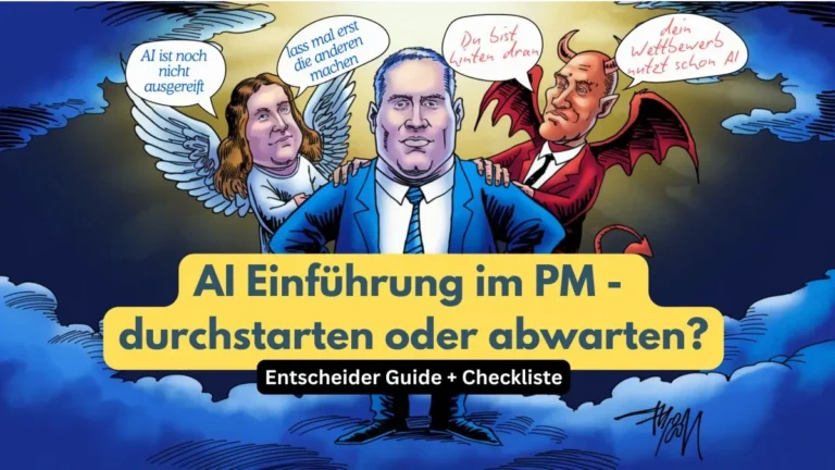 KI-Einführung im Produktmanagement: durchstarten oder abwarten?